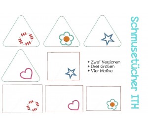 Stickdatei Schmusetuch Knistertuch ITH